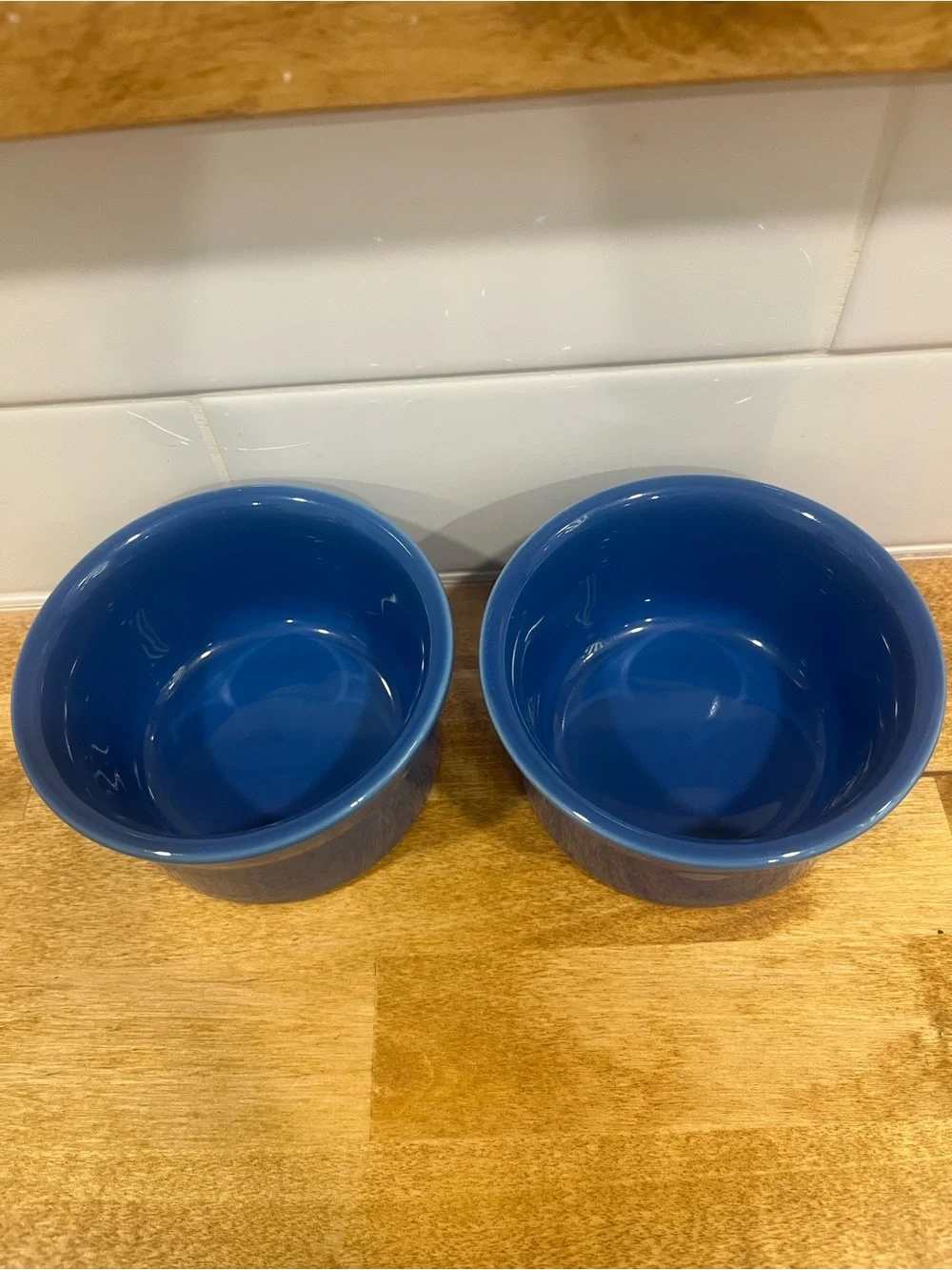 Fiestaware Blue Ramekin Set (2) - Picture 2 of 4